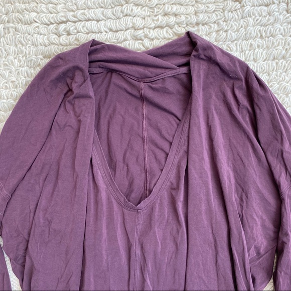 LULULEMON attic plum purple Deep Stretch long sleeve tee 6 - Picture 2 of 11